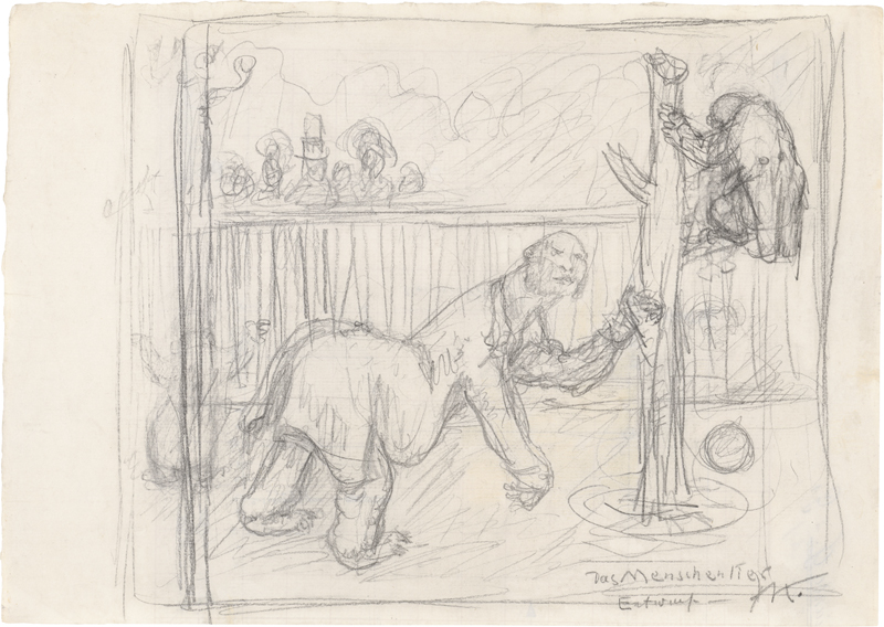 Lot 7068, Auction 128, Kubin, Alfred, Das Menschentier
