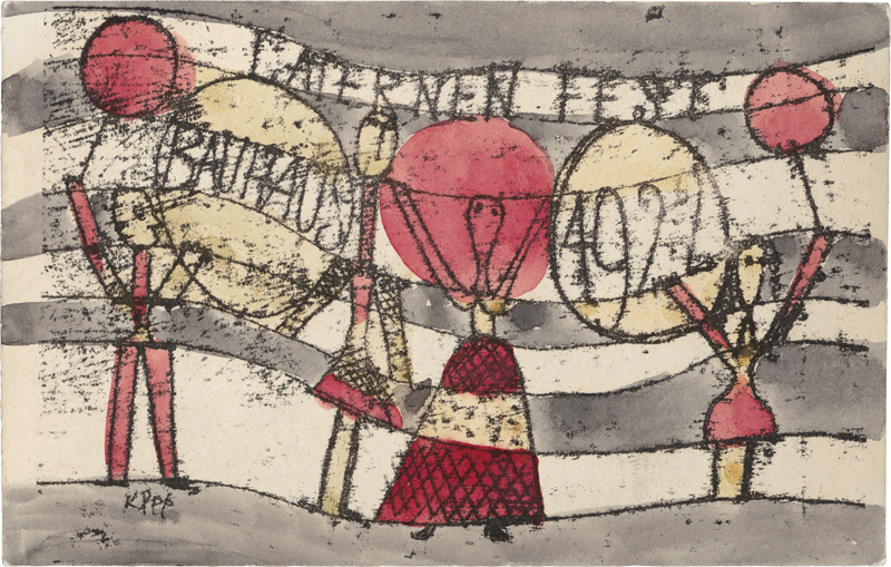 Lot 7087, Auction  128, Klee, Paul, Laternenfest Bauhaus