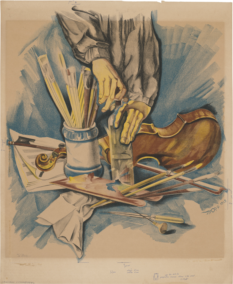 Lot 7101, Auction 128, Oppenheimer, Max, Malerei und Musik