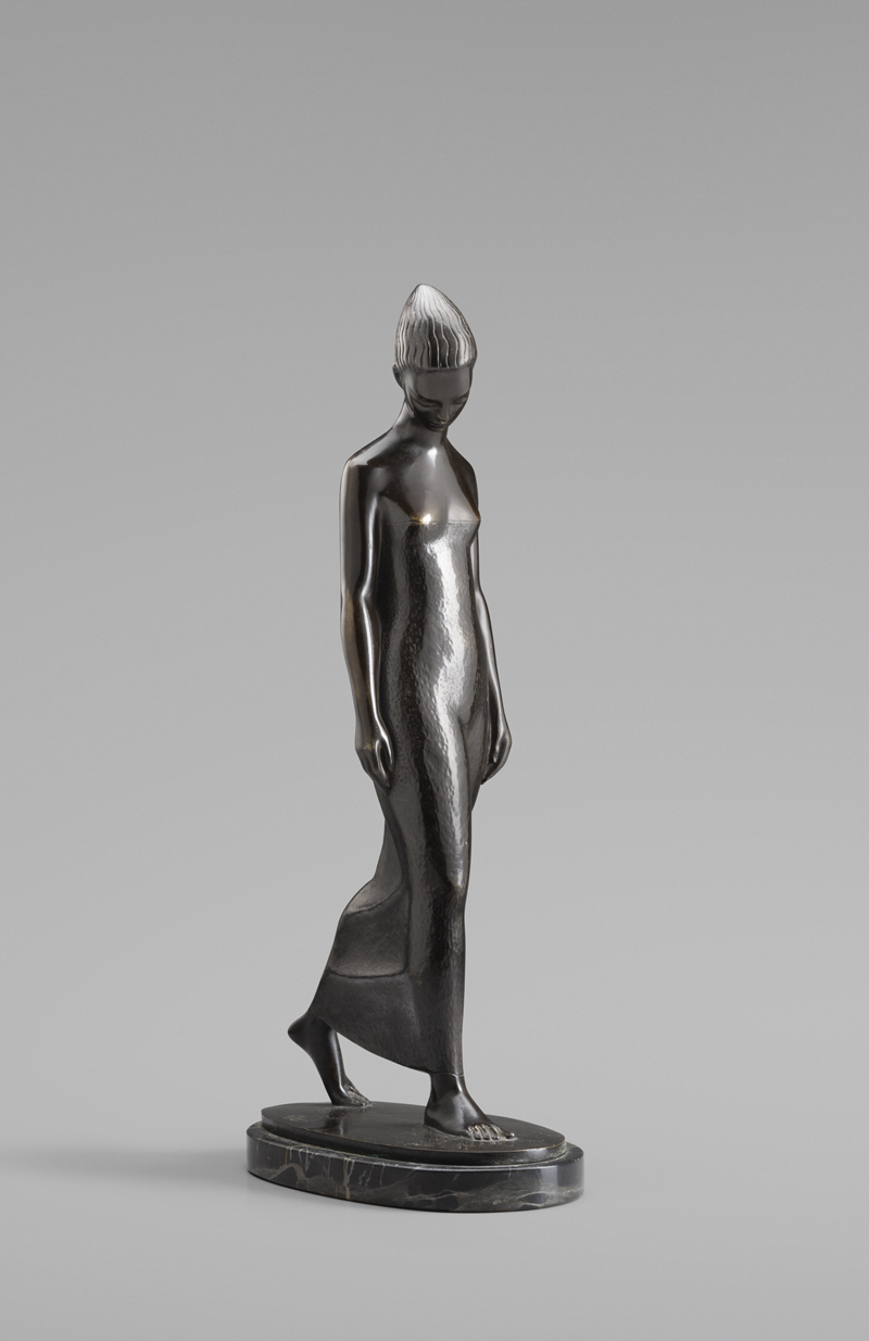 Lot 7121, Auction 128, Kluck, Willy, Gehende junge Frau