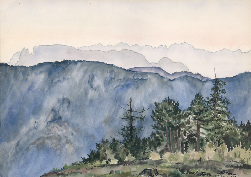 Lot 7145, Auction 128, Sprotte, Siegward, Berglandschaft