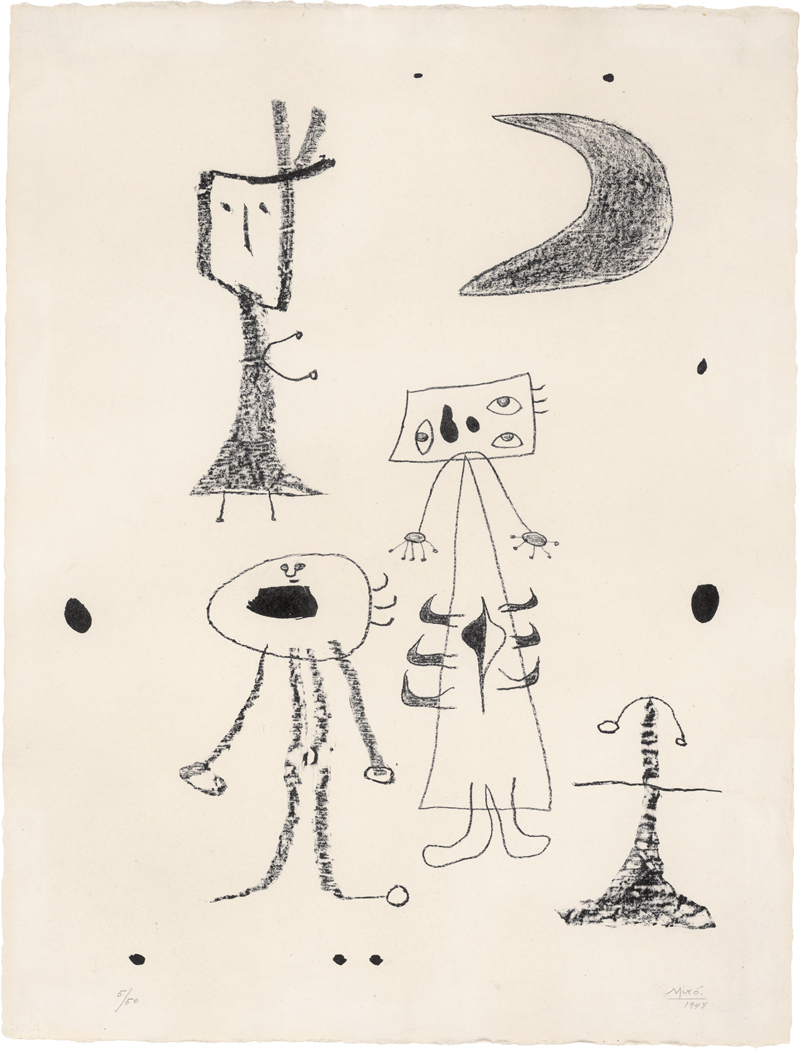 Lot 7147, Auction 128, Miró, Joan, Les Femmes