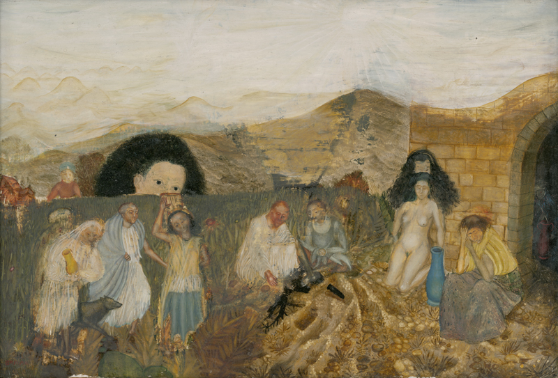 Lot 7161, Auction  128, Brauer, Arik, Dorf in Algerien (Türe der Sahara)