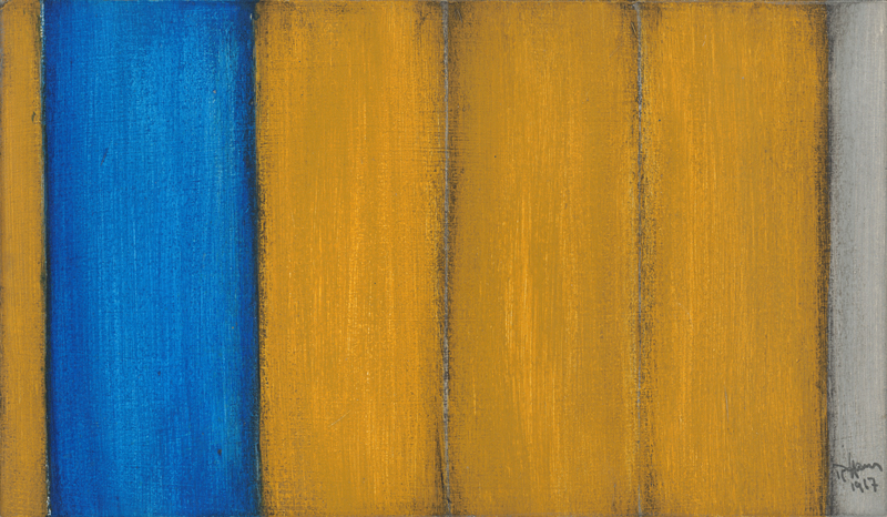 Lot 7202, Auction  128, Hans, Rolf, Entwurf ocker-blau