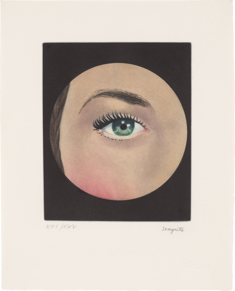 Lot 7216, Auction 128, Magritte, René, L'Oeil
