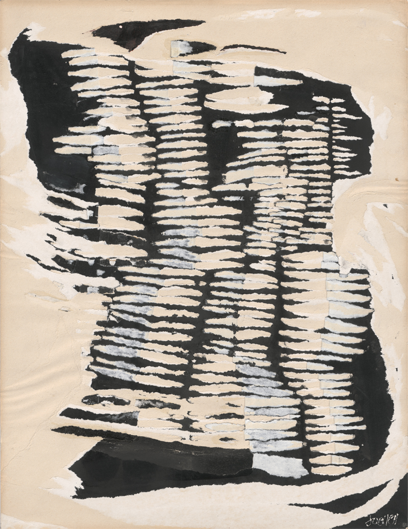 Lot 7237, Auction 128, Koehler, Reinhold, Décollage positiv-négativ