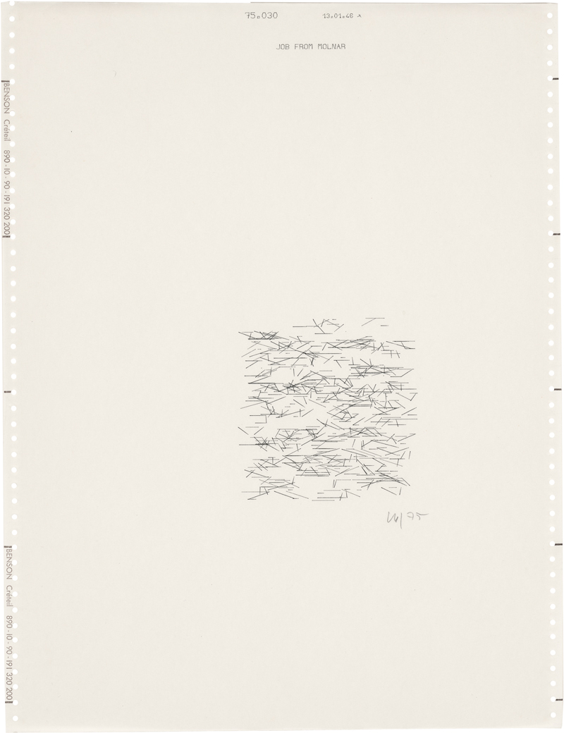Lot 7283, Auction 128, Molnár, Vera, Ohne Titel