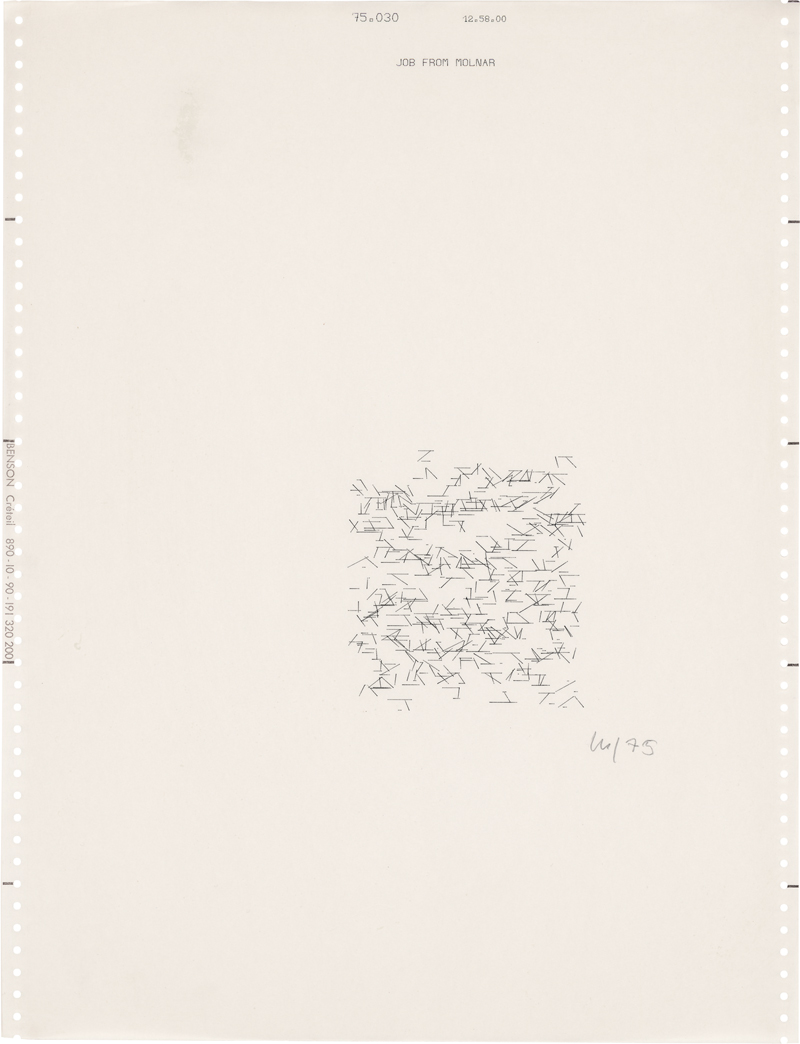 Lot 7285, Auction 128, Molnár, Vera, Ohne Titel
