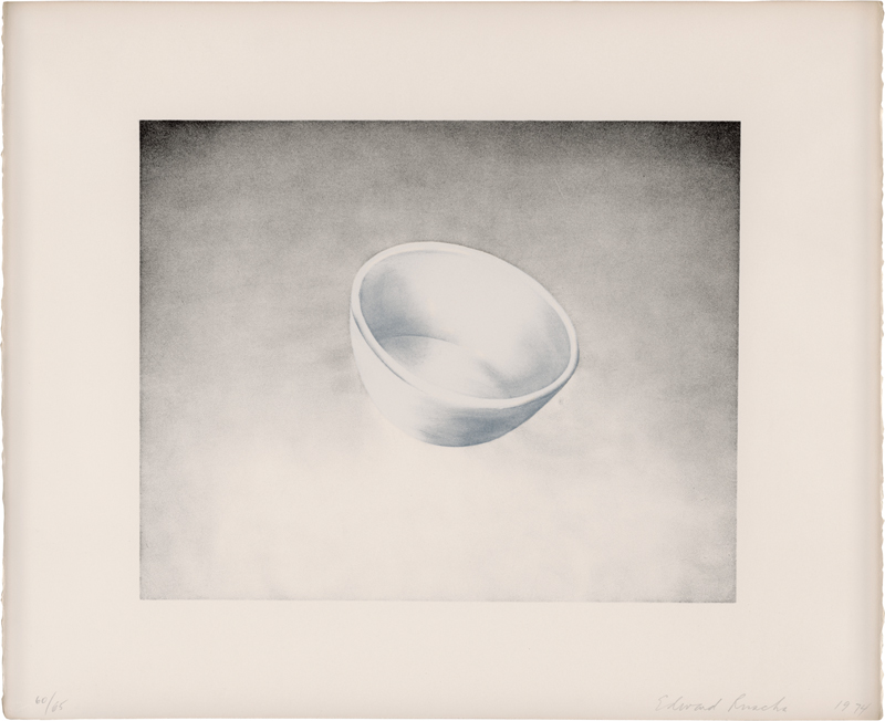 Lot 7300, Auction 128, Ruscha, Edward, Bowl, from: Domestic Tranquility
