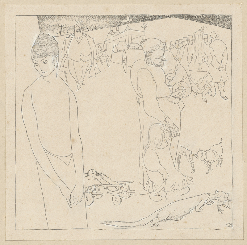 Lot 8001, Auction 128, Arnold, Karl, Leichenzug (Die Straße)