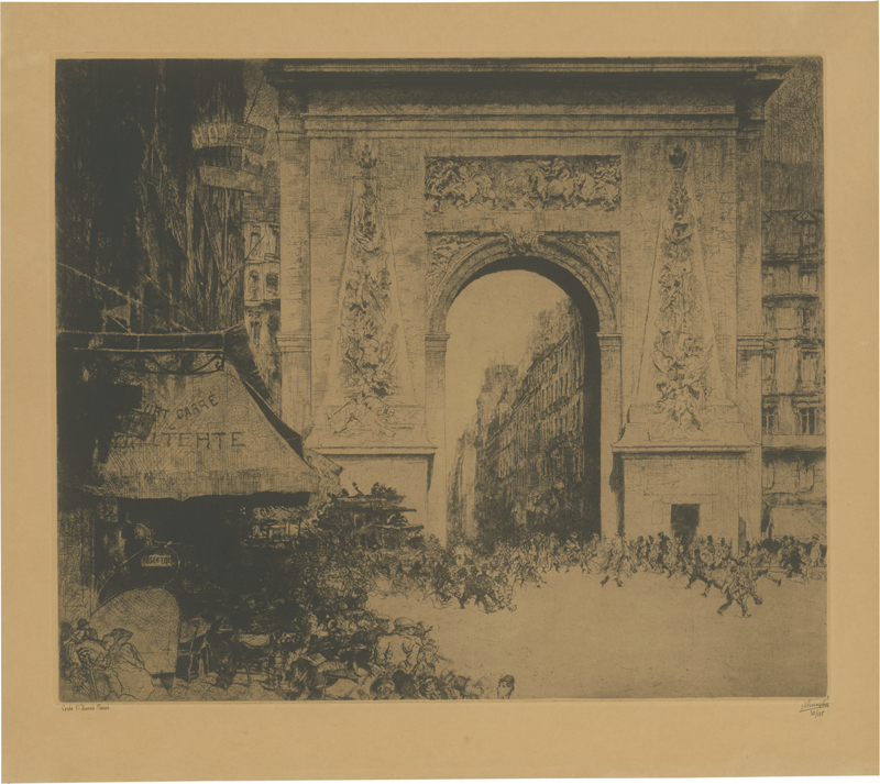 Lot 8015, Auction 128, Bruycker, Jules de, Porte S'Denis Paris