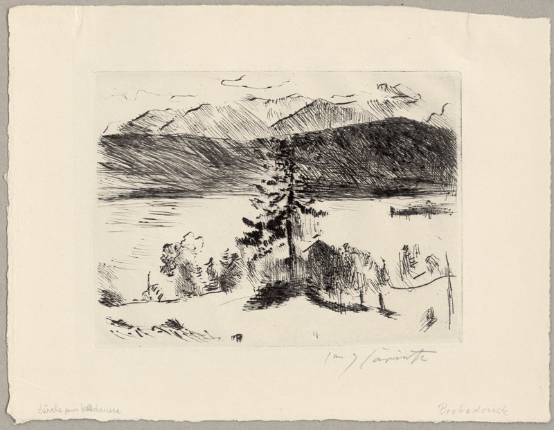 Lot 8021, Auction 128, Corinth, Lovis, Lärche am Walchensee