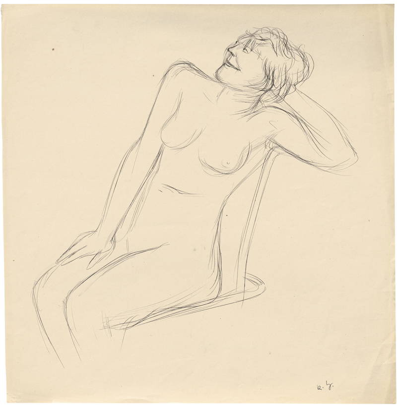Lot 8045, Auction 128, Hubbuch, Karl, Frauenakt
