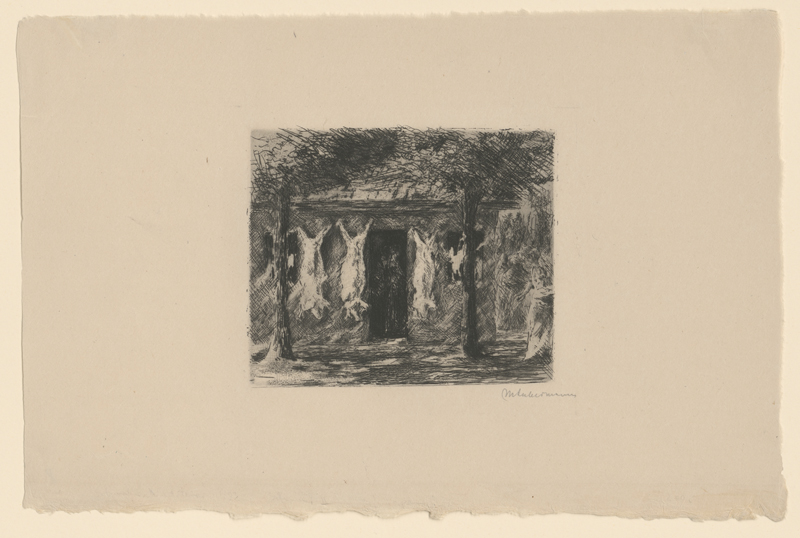 Lot 8058, Auction 128, Liebermann, Max, Schweineschlachterei (Hamburg, St. Georg)