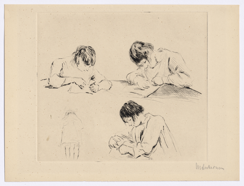 Lot 8070, Auction 128, Liebermann, Max, Kinderstudien