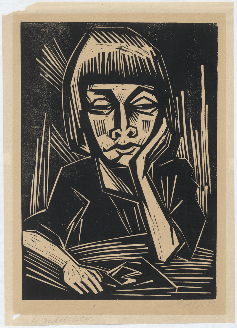 Lot 8075, Auction 128, Maetzel, Emil, Mädchen am Tisch