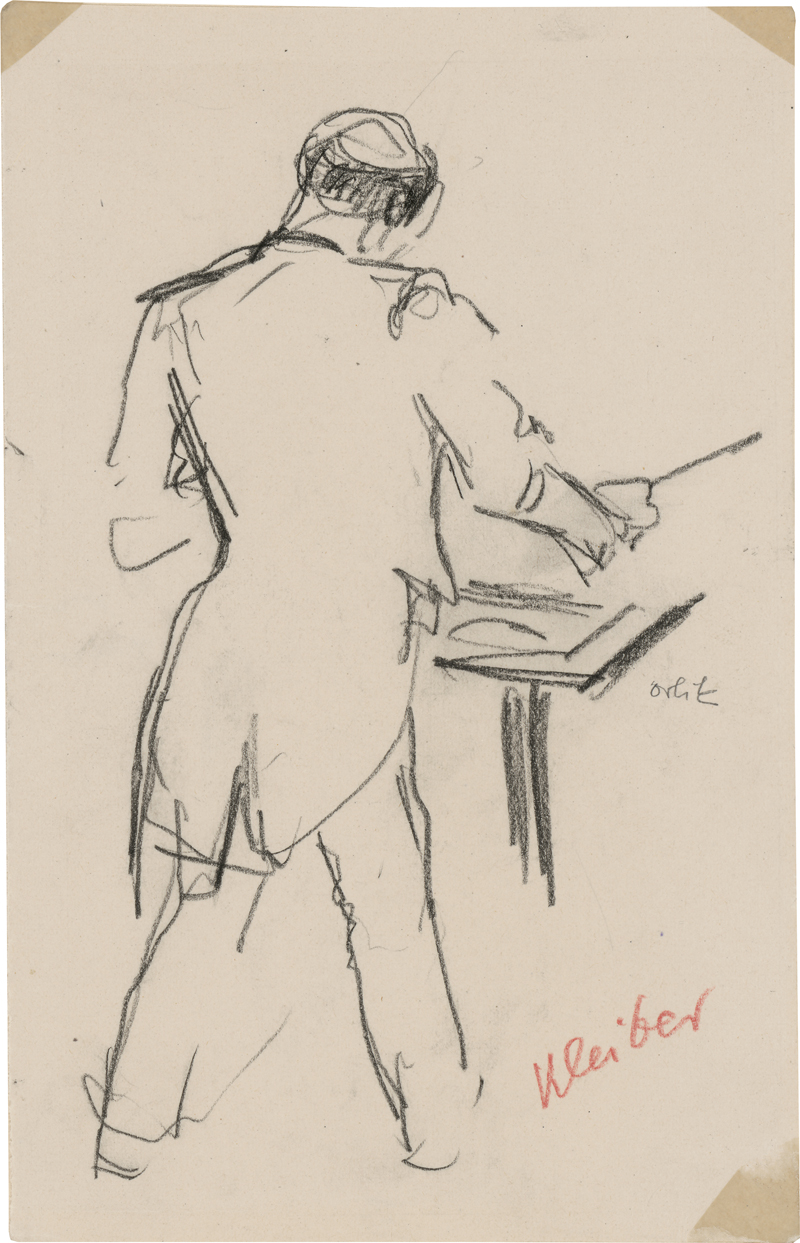 Lot 8091, Auction  128, Orlik, Emil, Dirigent Erich Kleiber