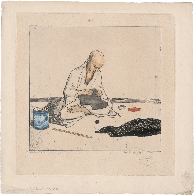 Lot 8094, Auction  128, Orlik, Emil, Ein Schneider (Japanischer Schneider)