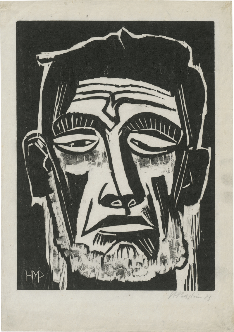 Lot 8100, Auction 128, Pechstein, Hermann Max, Kopf eines Seemannes (Fischerkopf)