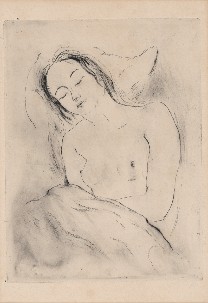 Lot 8106, Auction  128, Rágóczy, Joachim, Schlafendes Mädchen
