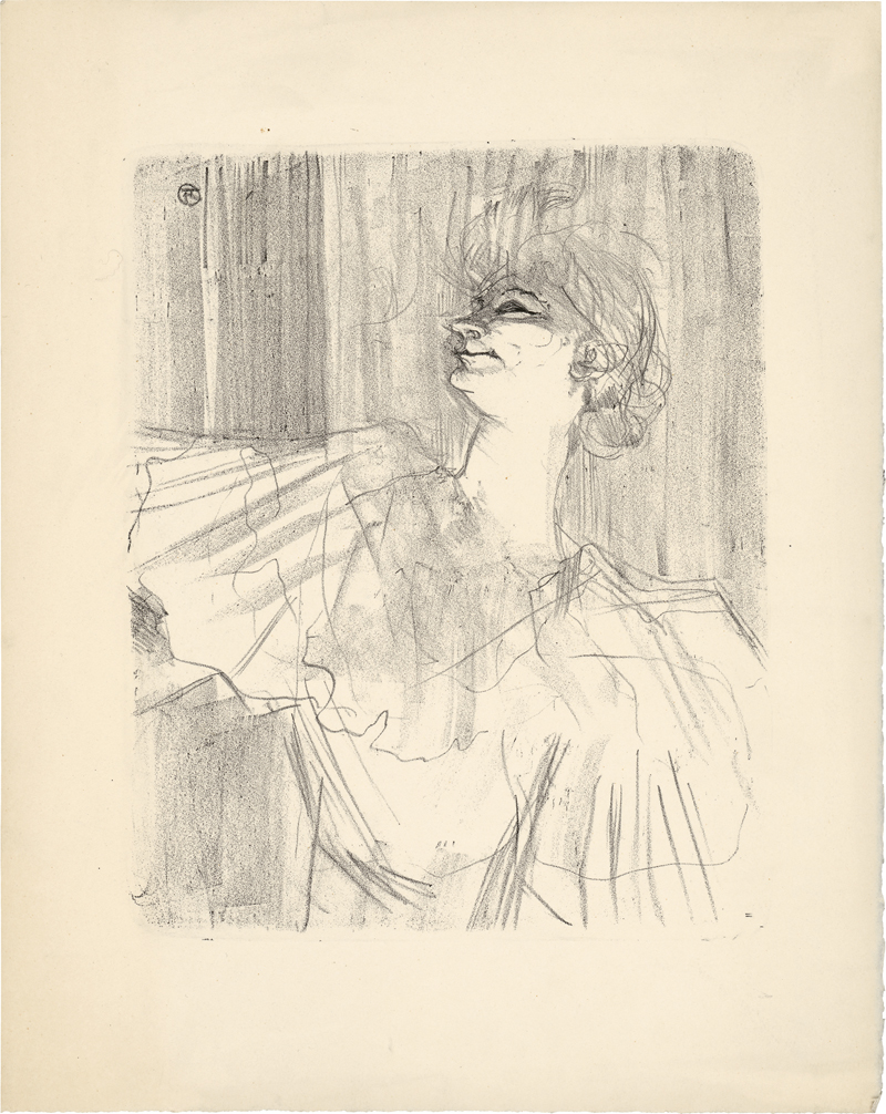 Lot 8129, Auction 128, Toulouse-Lautrec, Henri de, Yvette Guilbert, à Menilmontant, de Bruant