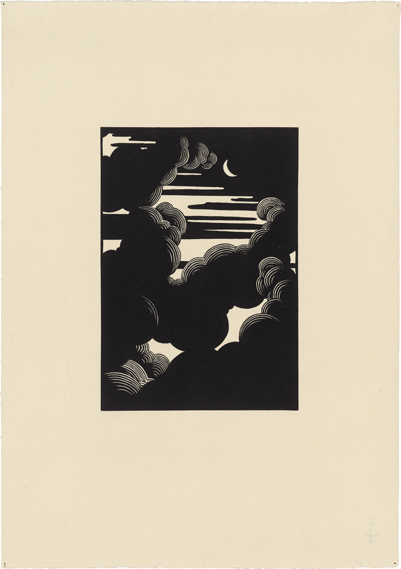 Lot 8132, Auction 128, Vallotton, Félix, Wolken