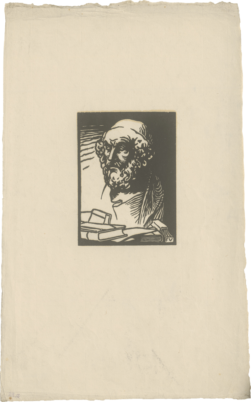 Lot 8133, Auction 128, Vallotton, Félix, Buste d'Homère