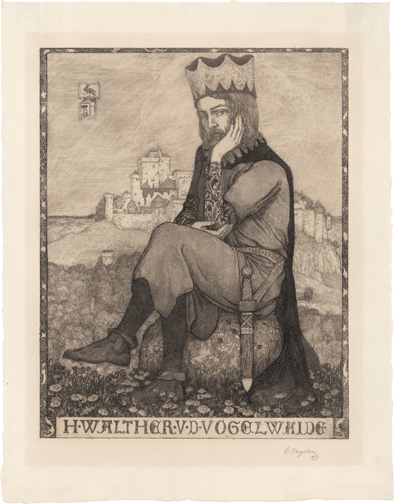 Lot 8137, Auction 128, Vogeler, Heinrich, Walther von der Vogelweide