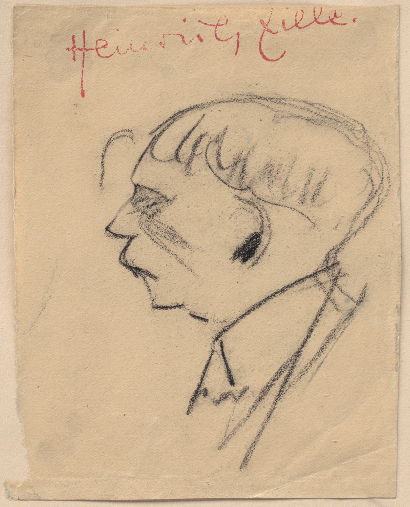 Lot 8143, Auction 128, Zille, Heinrich, Mann im Profil