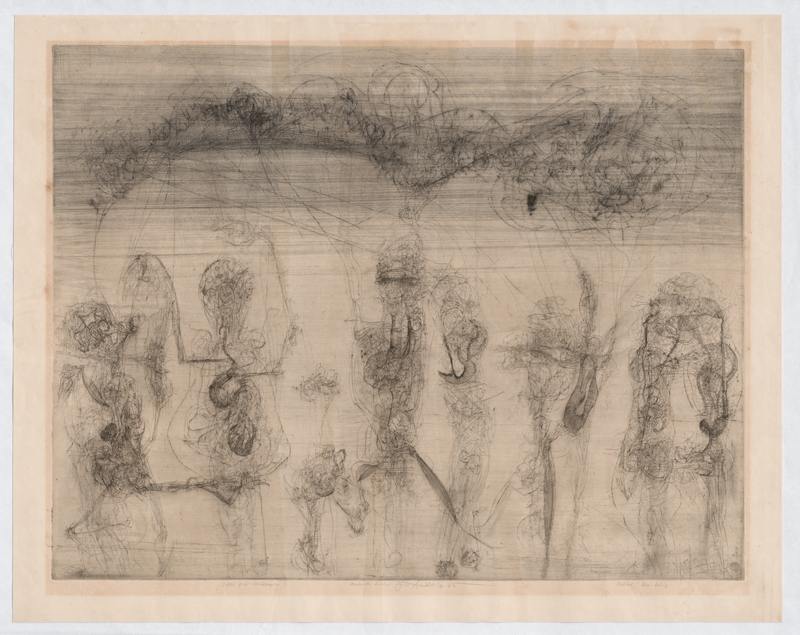 Lot 8152, Auction 128, Anderle, Jiří, Zápas pod mrakem (Kampf unter der Wolke)