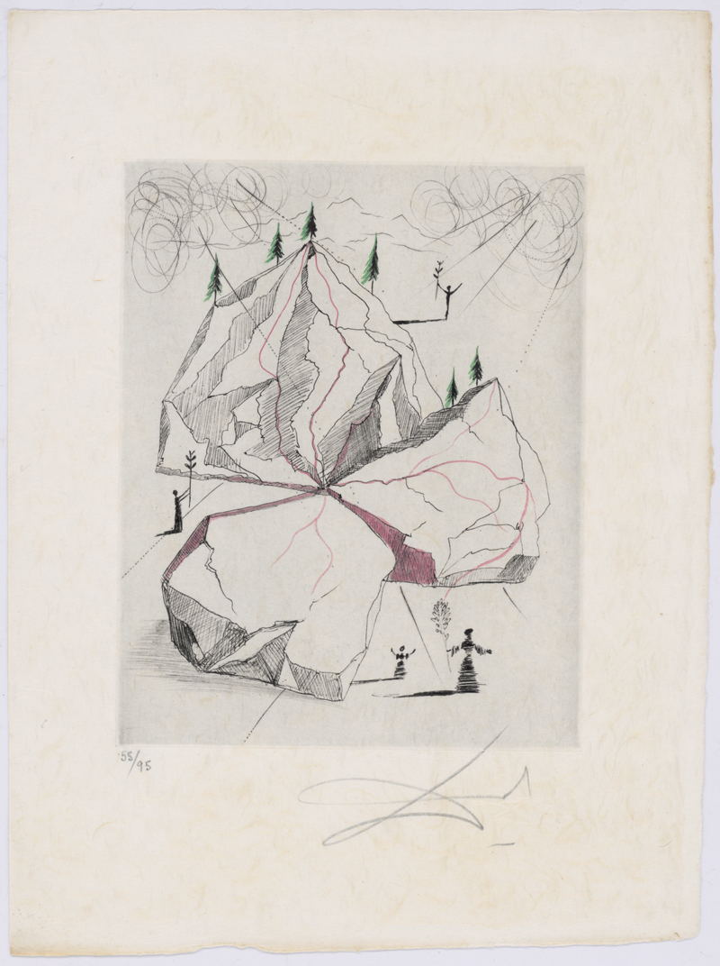Lot 8189, Auction 128, Dalí, Salvador, Fleuve d'abondance; Montagne de la paix