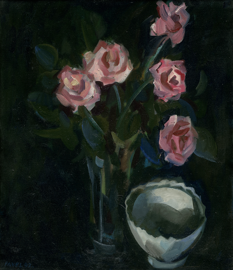 Lot 8199, Auction 128, Feinstein, Pavel, Stilleben mit Rosen und Schale
