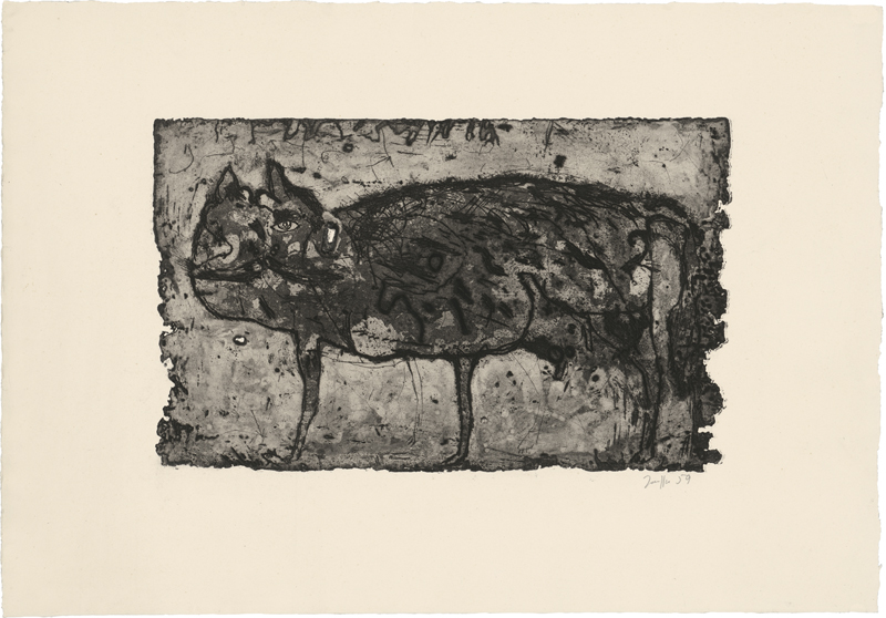 Lot 8264, Auction 128, Janssen, Horst, Ca. 13 Blatt Druckgraphik