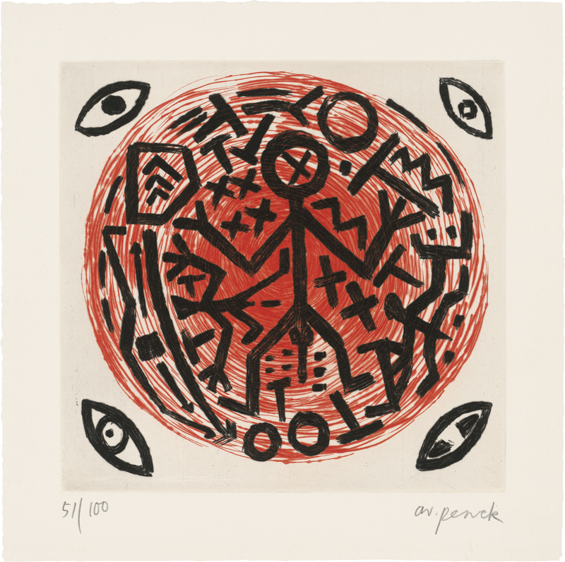Lot 8320, Auction 128, Penck, A. R. und Leiberg, Helge, OT (Konzert Hamburg)