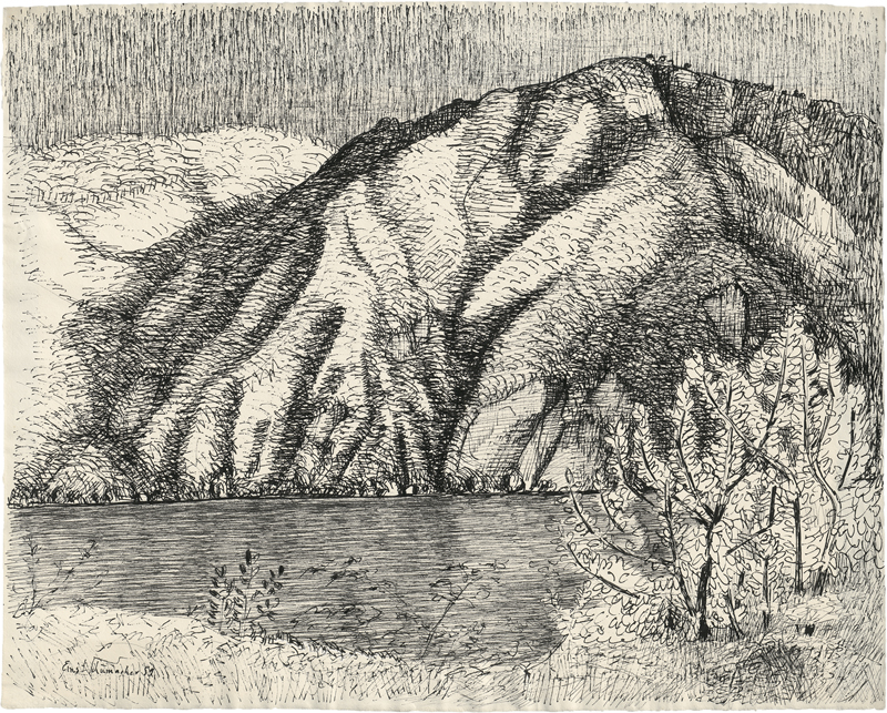 Lot 8345, Auction 128, Schumacher, Ernst, Bergsee