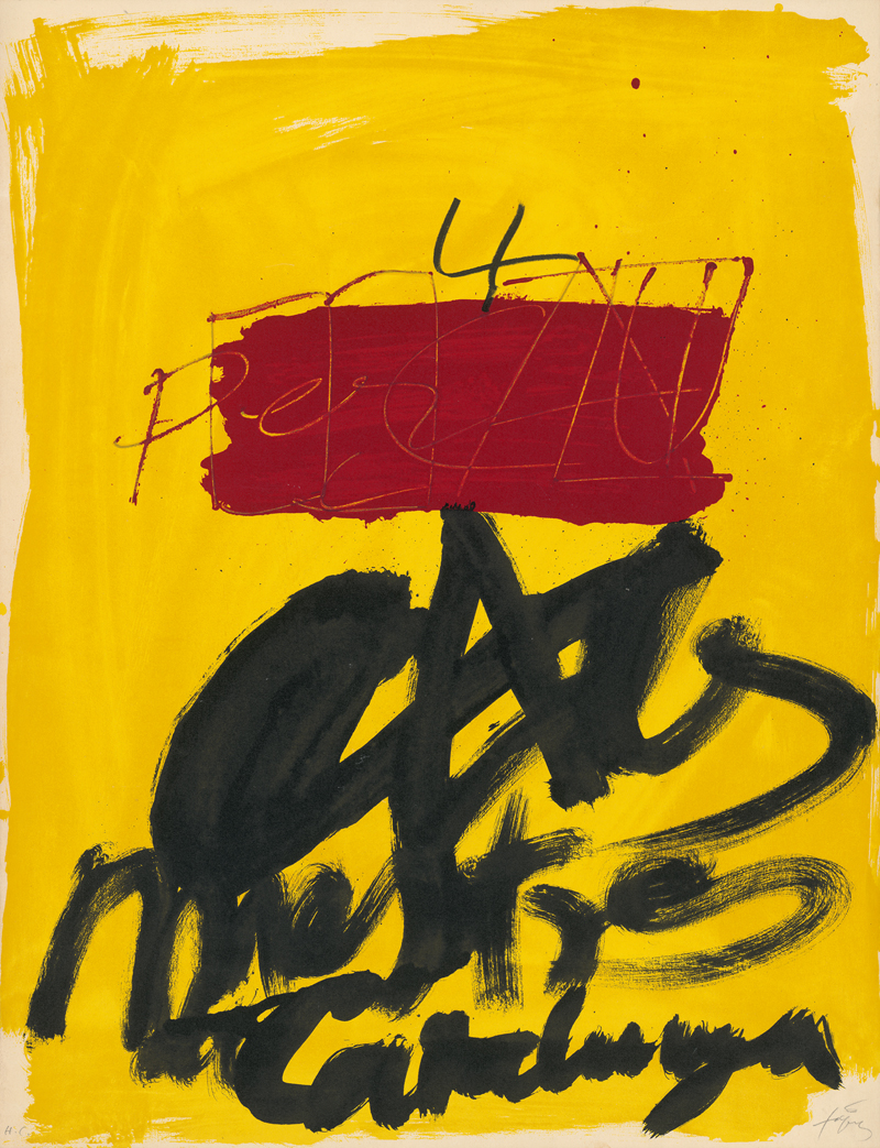 Lot 8358, Auction 128, Tàpies, Antoni, Ohne Titel