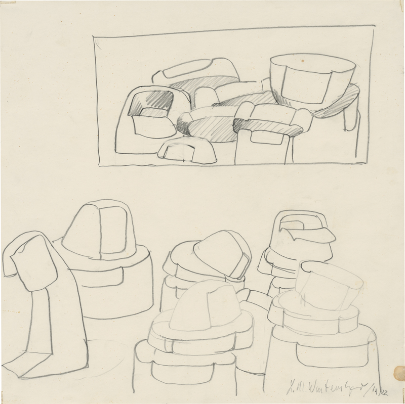 Lot 8388, Auction 128, Wintersberger, Lambert Maria, Ohne Titel (Daumenstudien)